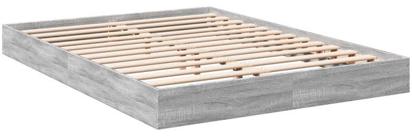 vidaXL Bettgestell Grau Sonoma 140x200 cm Holzwerkstoff 842026 Bild 6