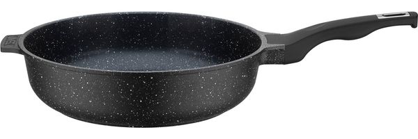 GSW Schmorpfanne Titanium Granit Advanced, Aluminiumguss (1-tlg), Schmorpfanne aus Aluminium-Guss mit Antihaft-Versiegelung