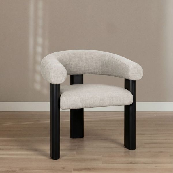 Bronx71 Sessel Naomi Leinen taupe