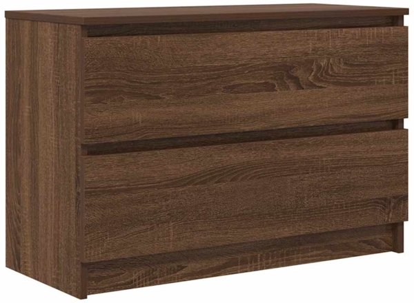 vidaXL TV-Schrank Braun Eichen-Optik 80x35x54 cm Holzwerkstoff 861793