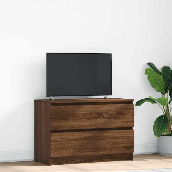 vidaXL TV-Schrank Braun Eichen-Optik 80x35x54 cm Holzwerkstoff 861793