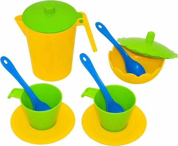 VEDES Großhandel GmbH - Ware SpielMaus Küche Kaffeeservice-Set, 11-teilig