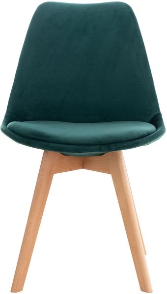 4er Set Stuhl Linares Samt, grün Bild 4