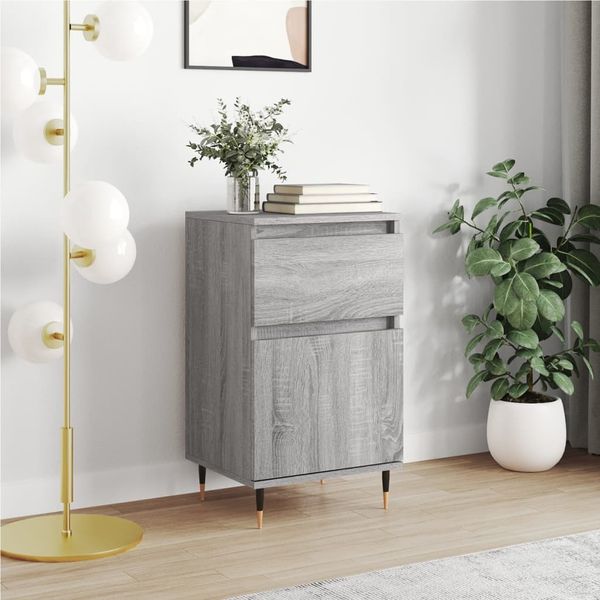 vidaXL Sideboard Grau Sonoma 40x35x70 cm Holzwerkstoff 831144