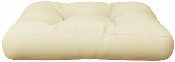 Palettensofa-Kissen Creme 50 x 50 x 12 cm Bild 4