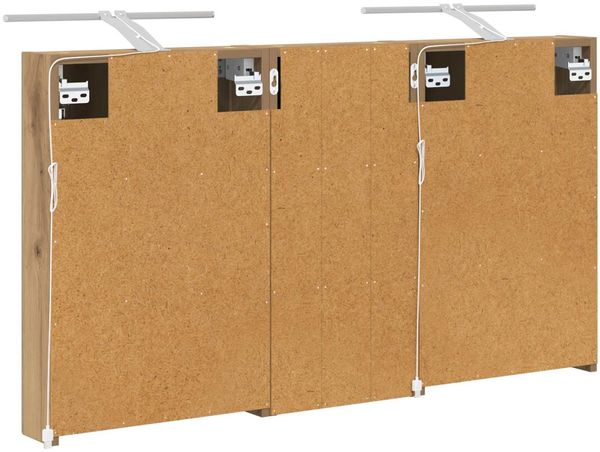 vidaXL Badezimmerschrank-Set 3 pcs 110 x 10,5 x 60,5 cm Holzwerkstoff 3403727 Bild 9