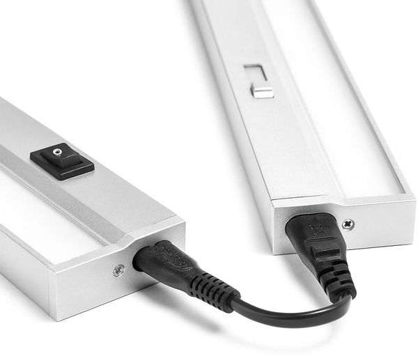 Müller Licht LED Unterbauleuchte 42,4cm Silber 7W 460lm 4000K Neutralweiß mit Schalter Metall Kunststoff energiesparend langlebig bis 12 Leuchten verbindbar