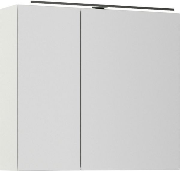 nobilia® Spiegelschrank Prina (inkl. Beleuchtung mit Dimmerfunktion) in Breiten 60, 80, 100 und 120 cm, innenliegende Steckdose