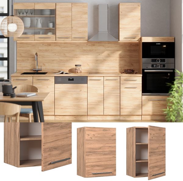 Hängeschrank Fame-Line Goldkraft Eiche 50 cm Vicco Bild 2