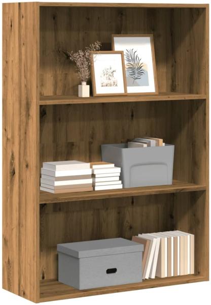 vidaXL Bücherregal Artisan-Eiche 80x30x114 cm Holzwerkstoff 857939