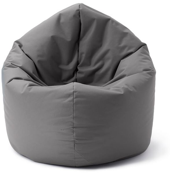 Lumaland 'Drops' Sitzsack, 2 in 1 Funktion, ESP-Füllung, Grau, 300 l