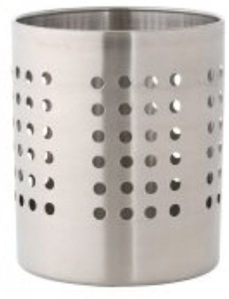 Universallkorb aus hochwertigem Edelstahl ø12 x 14 cm - ideal für Küche & Buffet