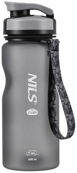 Nils Camp - Tritan-Flasche Trinkflasche 600 ml - Schwarz