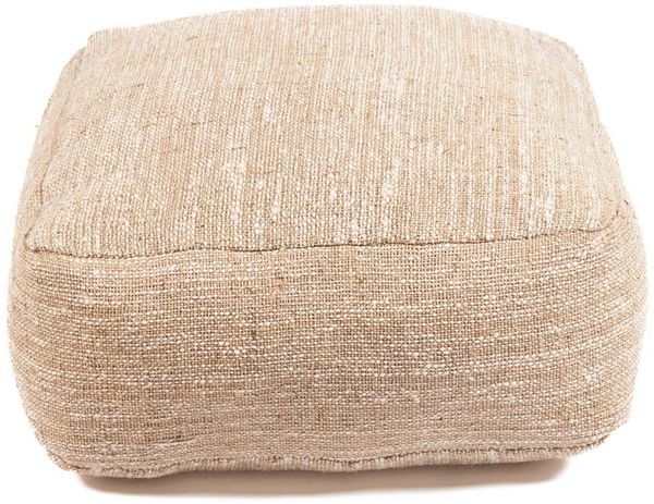 Der Comfy Pouf - Beige - Beige - 60x60x25cm