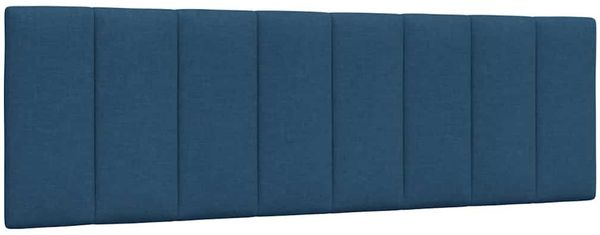 vidaXL Bett mit Matratze "Hanko" Blau 160x200 cm Stoff 3310544 Bild 9