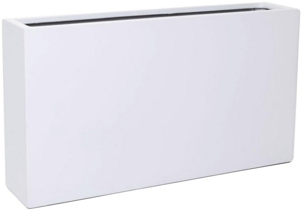 VIVANNO Pflanzkübel Fiberglas ELEMENTO SLIM Kasten - Weiß Matt (1 St), 90x20x50 cm
