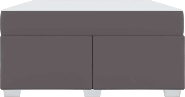 vidaXL Bettrahmen mit Matratze Grau 140 x 200 cm Stoff 3399240 Bild 5