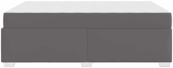 vidaXL Bettrahmen mit Matratze Grau 140 x 200 cm Stoff 3399240 Bild 6