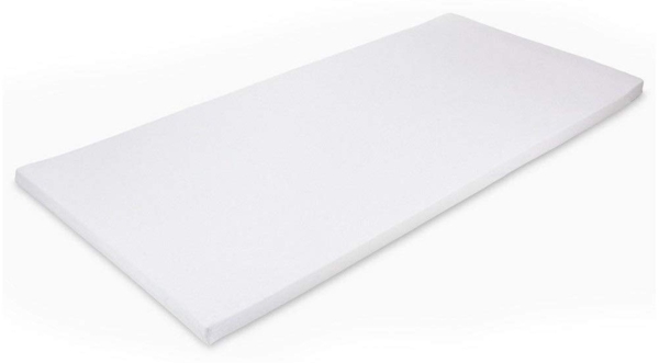 Trikotbezug 100% BW 160g/m² weiß 200x90x5 cm