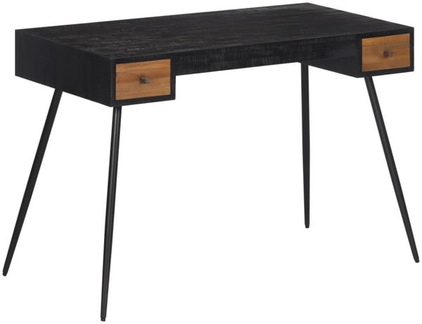vidaXL Schreibtisch 117x56,5x75 cm Recyceltes Massivholz Teak 358528