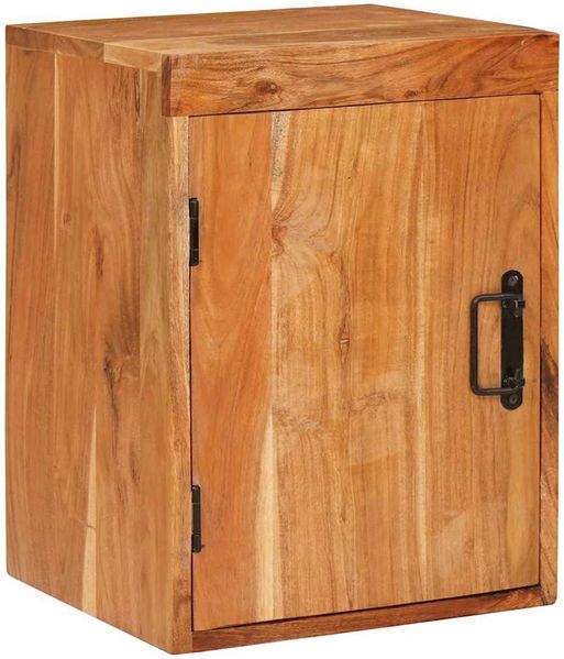 vidaXL Nachttisch Braun 35 x 33 x 48 cm Massivholz Akazie 4016728