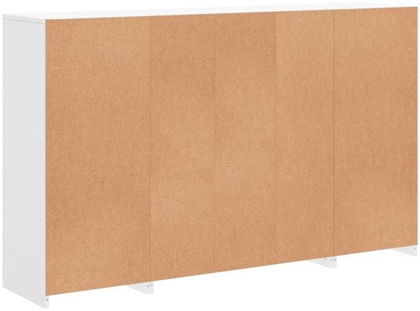 vidaXL Sideboards mit LED-Leuchten 3 Stk. Weiß Holzwerkstoff 3209135 Bild 10
