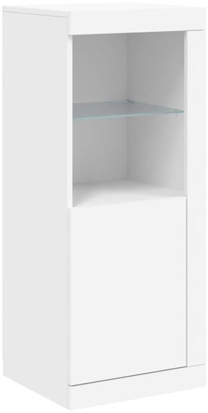vidaXL Sideboards mit LED-Leuchten 3 Stk. Weiß Holzwerkstoff 3209135 Bild 7