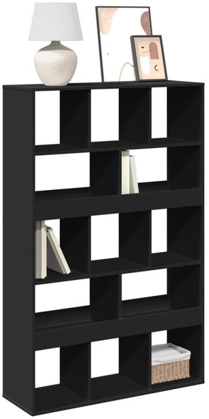 vidaXL Bücherregal Schwarz 100x33x156,5 cm Holzwerkstoff 3309367