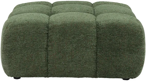 Vente-unique - FACIVIL Pouf Stoff Grün - B 94 cm x H 43 cm x L 94 cm