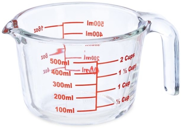 Messbecher Glas 500 ml