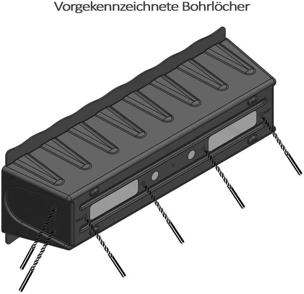 BURI 12 Euro-Paletten Blumenkästen-Einsätze inkl. Bewässerungsmatte | mit Hängesystem zum Einhängen | 37,3cm Terrakotta | Pflanzkasten für Europalette Palette | Balkonkasten | Blumentopf | stabil Bild 5