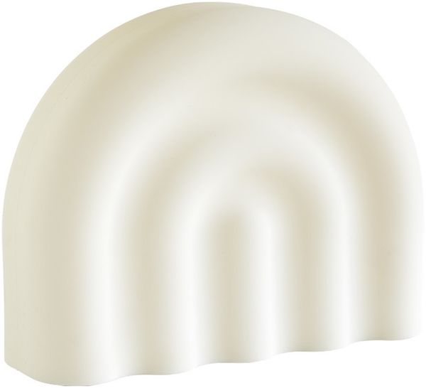 OYOY 'Regenbogen Nachtlicht' Nachtlicht, Silikon und Kunststoff, Offwhite, H14 x L18 x B6 cm