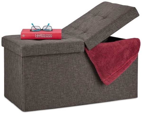 Sitzbank mit klappbarem Deckel