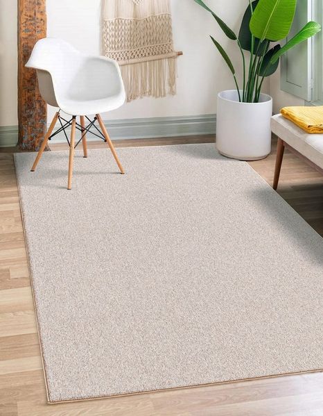 the carpet Teppich Natal, rechteckig, Höhe: 5 mm, Wohnzimmer Teppich robust Filz-Rücken