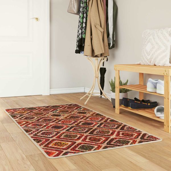 vidaXL Teppichläufer MARSA Mehrfarbig 80 x 100 cm Polyester und PVC 42023264
