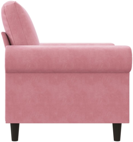 vidaXL Sessel Rosa 60 cm Samt 359512 Bild 4