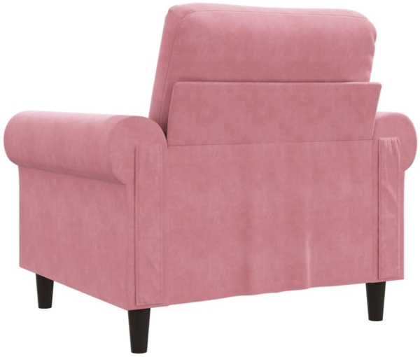 vidaXL Sessel Rosa 60 cm Samt 359512 Bild 5