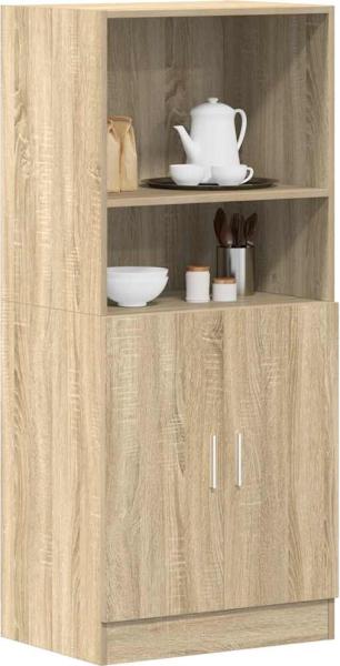 vidaXL Küchenschrank Sonoma-Eiche 57x41,5x131,5 cm Holzwerkstoff 860123