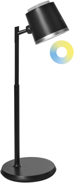 LED Schreibtischlampe LIBRA mit Dimmer Schwarz