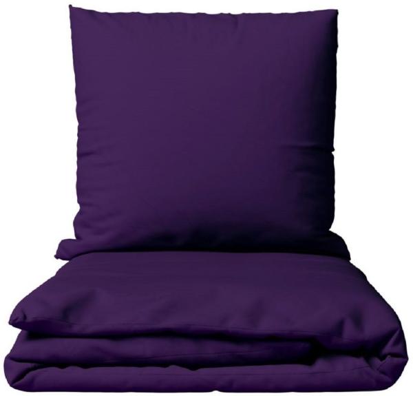 Leonado Vicenti Bettwäsche Baumwolle 135x200, 155x200, 155x220, 200x200, 200x220 oder 240x220, Renforcé, 2 teilig, Einfarbig mit Reißverschluss Bild 1