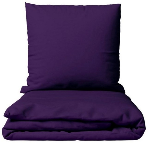 Leonado Vicenti Bettwäsche Baumwolle 135x200, 155x200, 155x220, 200x200, 200x220 oder 240x220, Renforcé, 2 teilig, Einfarbig mit Reißverschluss Bild 4