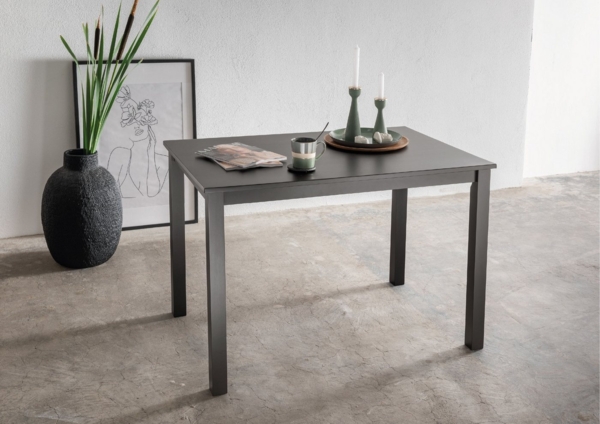 Woodroom Essgruppe Kota, (aus Hevea Massivholz, lackiert, Esstisch 110x70cm mit 2 Stühlen), Stuhl-Set und Tischgruppe für Esszimmer Bild 3