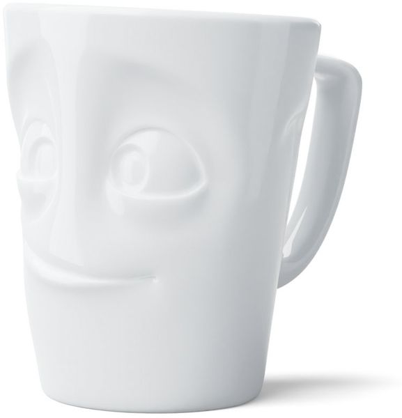 TV Tasse Kaffeebecher 95 Henkelbecher Maximug Bereit weiß