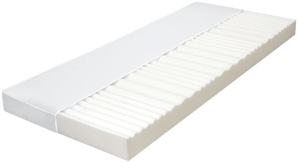 vidaXL Matratze 100x200 cm 7 Zonen PU Schaum 10 cm H2/H3