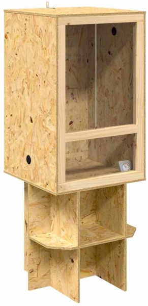 vidaXL Terrarium Braun 50 x 50 x 130 cm OSB 3397888