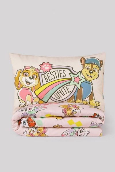 Next Bett-Set Bettbezug und Kissenbezug „Paw Patrol“, Bezug: Polyester, Baumwolle