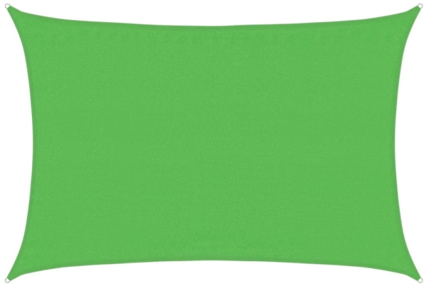 vidaXL Sonnensegel 160 g/m² Hellgrün 3,5x4,5 m HDPE 311296