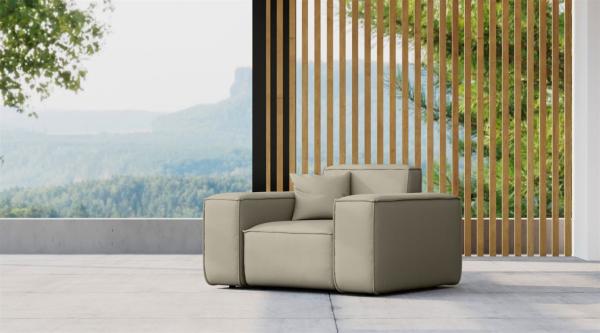 Gartensessel Sessel Loungsessel SUMMER wetterfester Stoff NXL Toffee