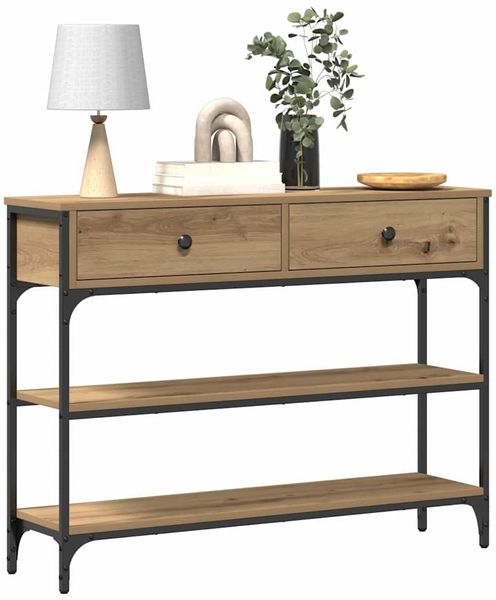 Konsolentisch, Beistelltisch, Konsole Artisan-Eiche 72,5 x 25 x 75 cm Holzwerkstoff Bild 3