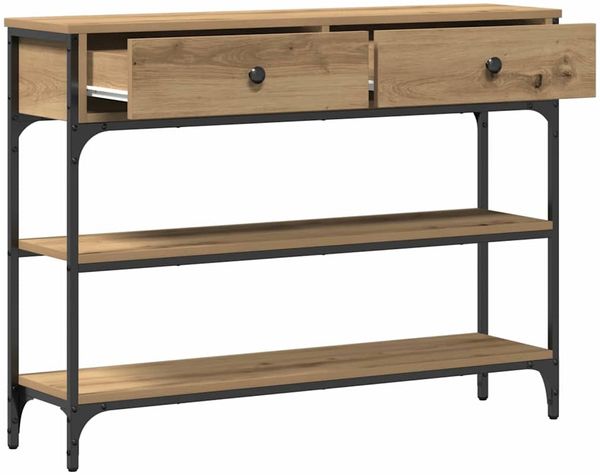 Konsolentisch, Beistelltisch, Konsole Artisan-Eiche 72,5 x 25 x 75 cm Holzwerkstoff Bild 5